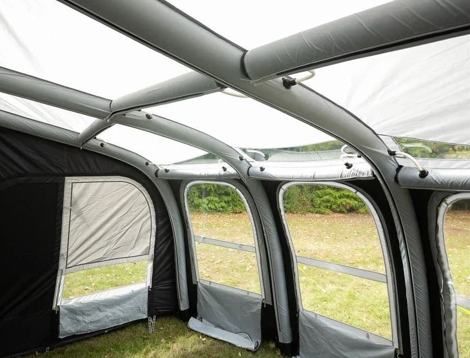Caravan air pole awning