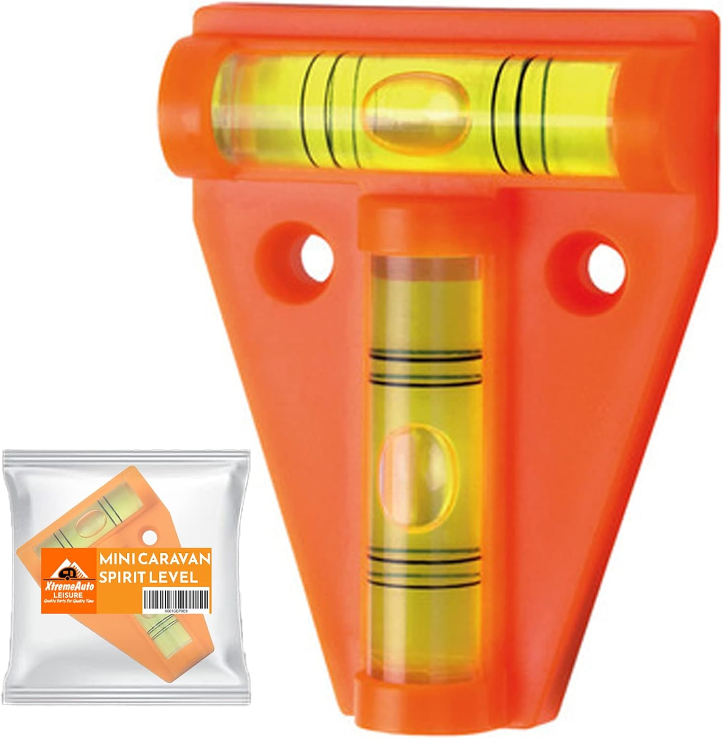 How to level a caravan - spirit level